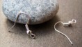 REF. PENDIENTE 02 GANCHO PENDIENTE PLATA MEDIDA 18 MM 0,30 EUROS / PAR